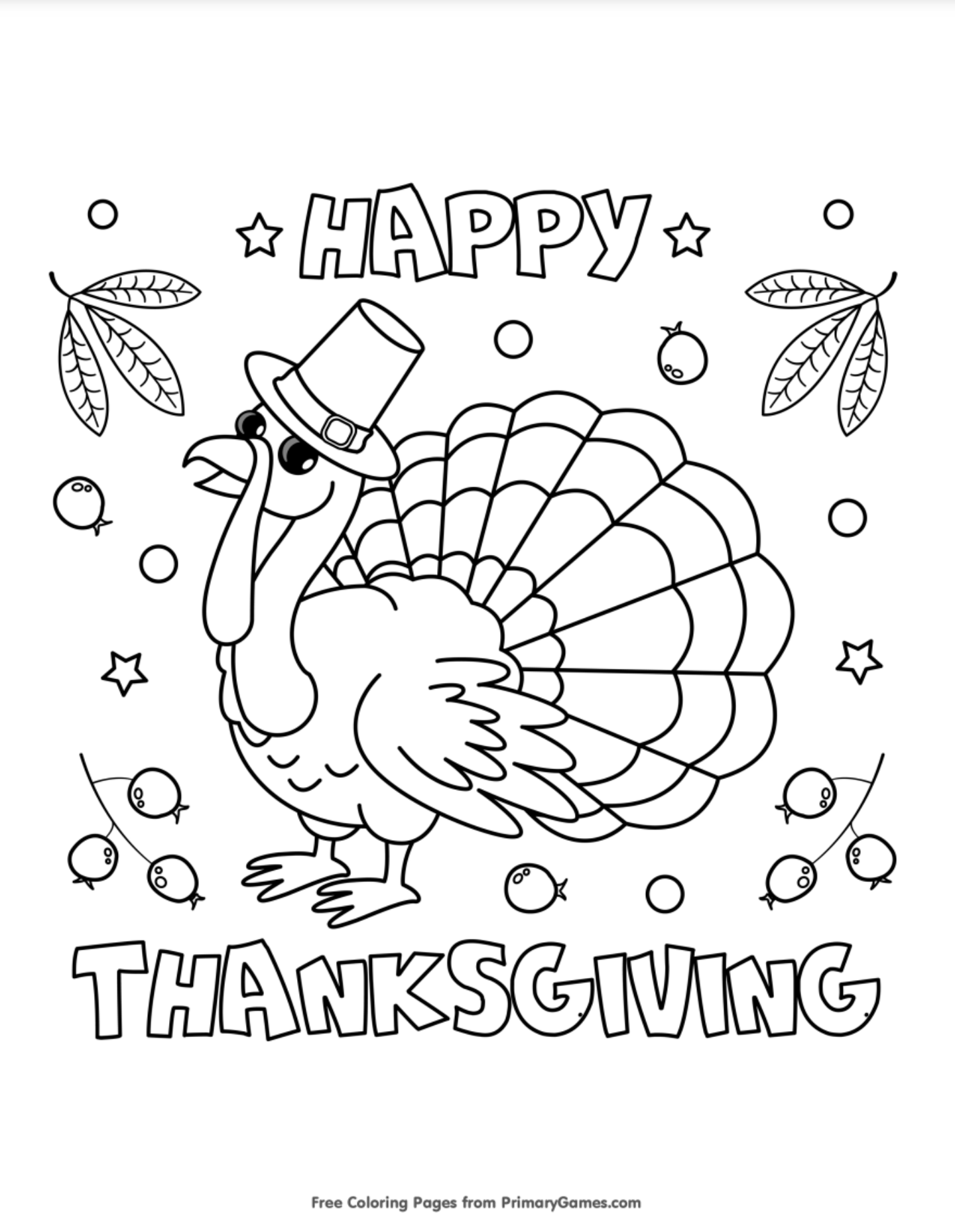 Get 85 Preschool Turkey Coloring Ideas 12