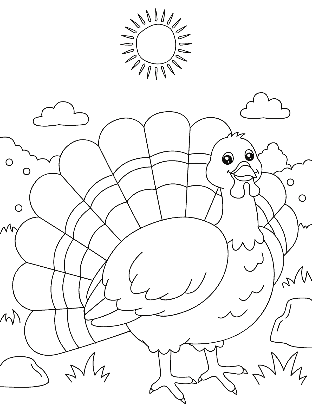 Get 85 Preschool Turkey Coloring Ideas 13