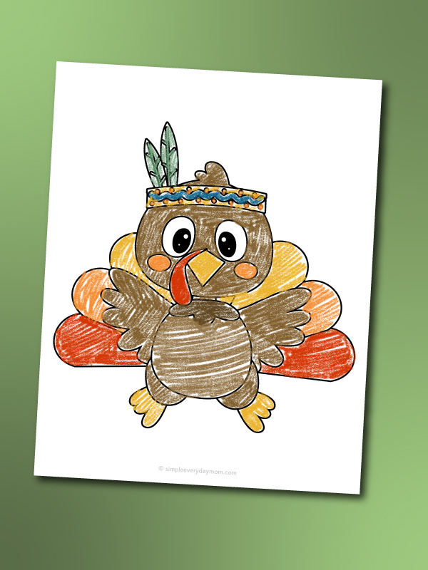 Get 85 Preschool Turkey Coloring Ideas 14