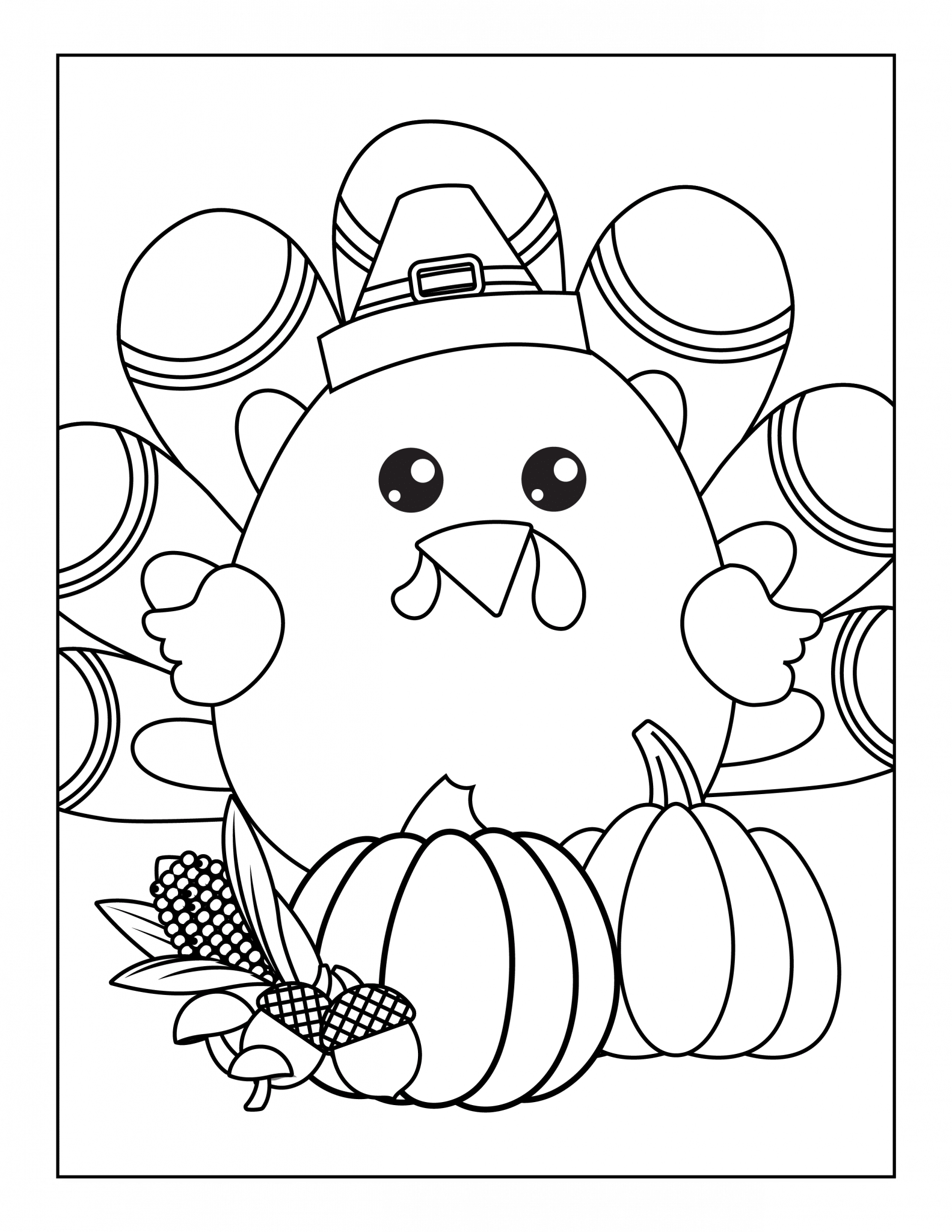 Get 85 Preschool Turkey Coloring Ideas 2