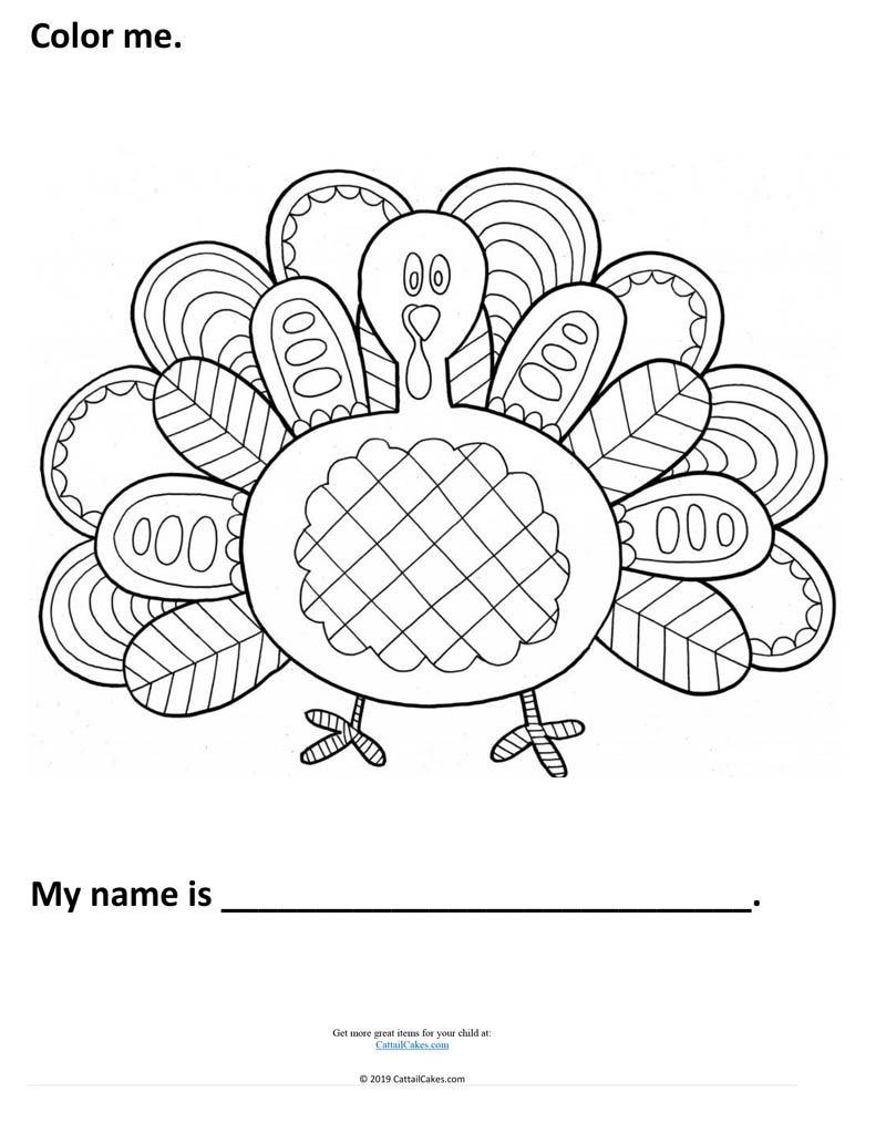 Get 85 Preschool Turkey Coloring Ideas 21