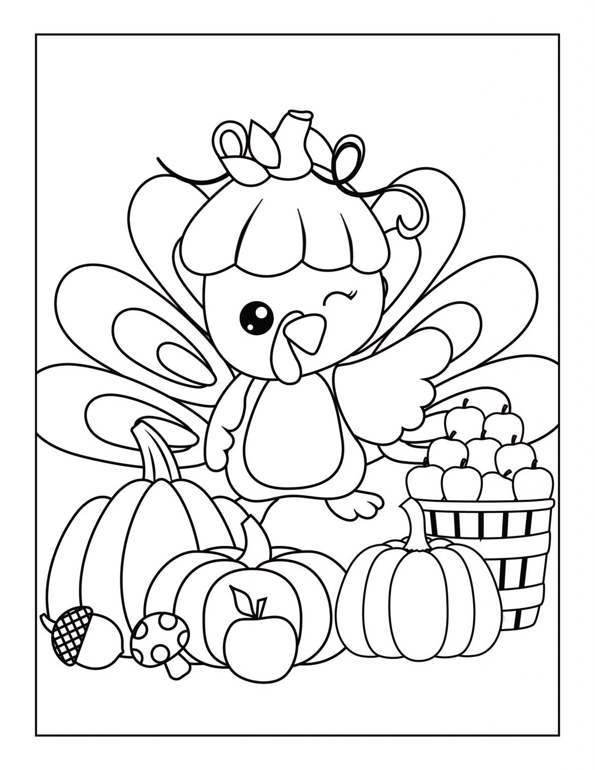 Get 85 Preschool Turkey Coloring Ideas 26