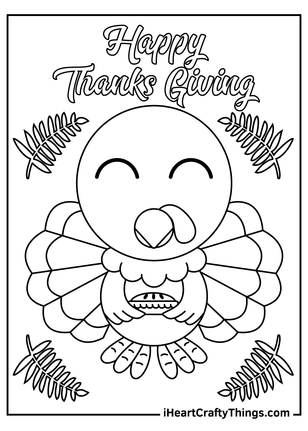 Get 85 Preschool Turkey Coloring Ideas 34