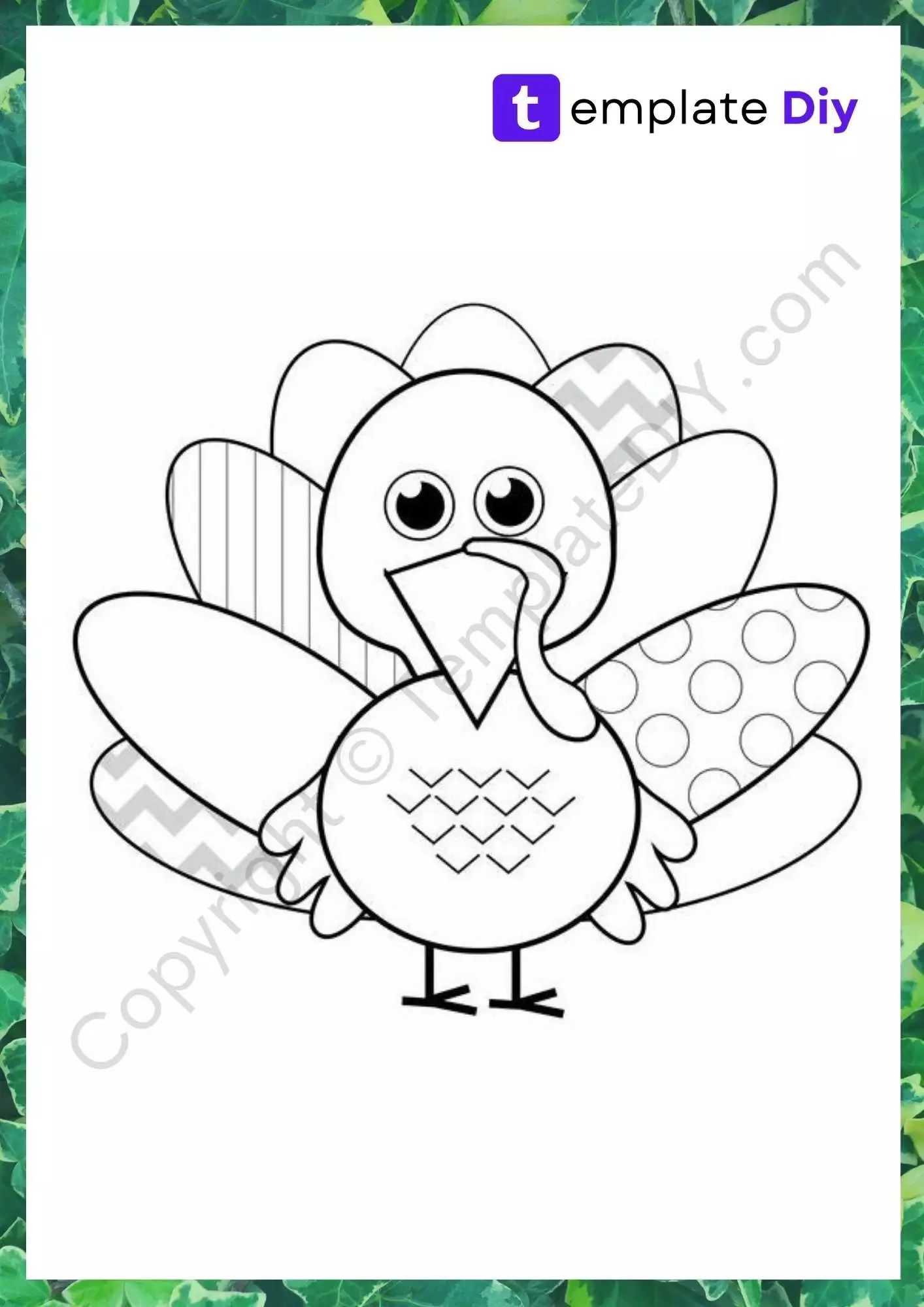 Get 85 Preschool Turkey Coloring Ideas 38