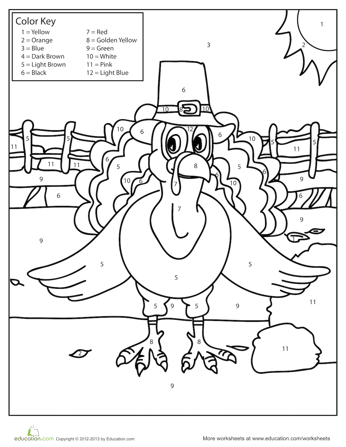 Get 85 Preschool Turkey Coloring Ideas 43