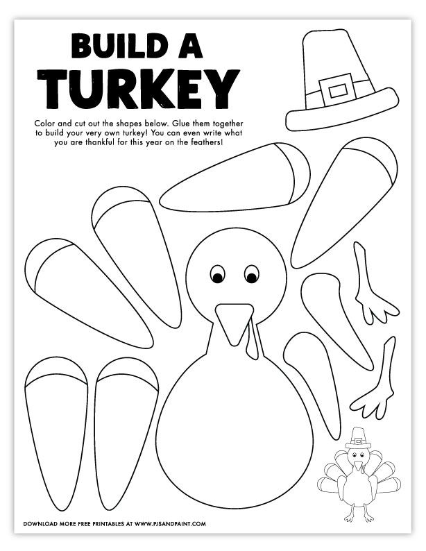 Get 85 Preschool Turkey Coloring Ideas 48