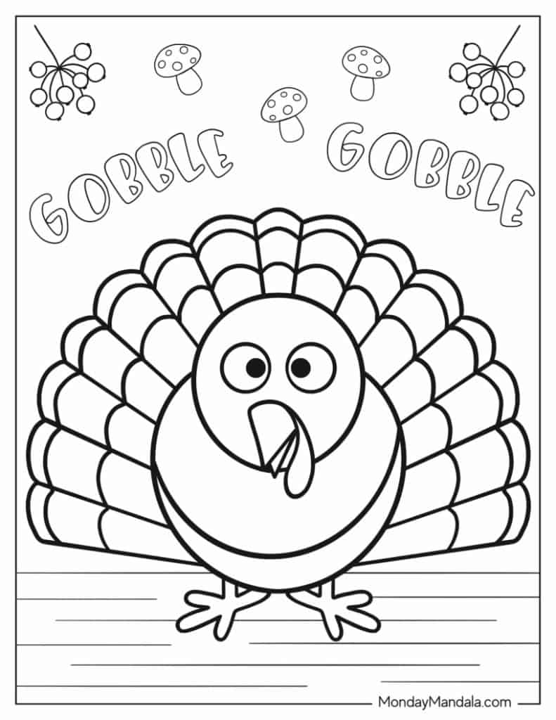 Get 85 Preschool Turkey Coloring Ideas 60