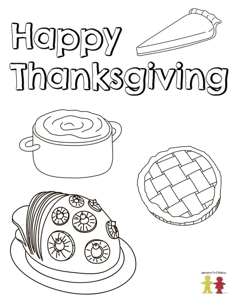 Get 85 Thanksgiving Food Coloring Sheets Ideas 1