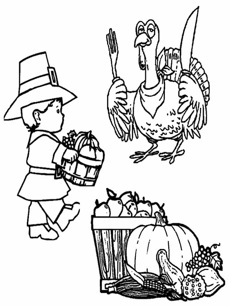 Get 85 Thanksgiving Food Coloring Sheets Ideas 12