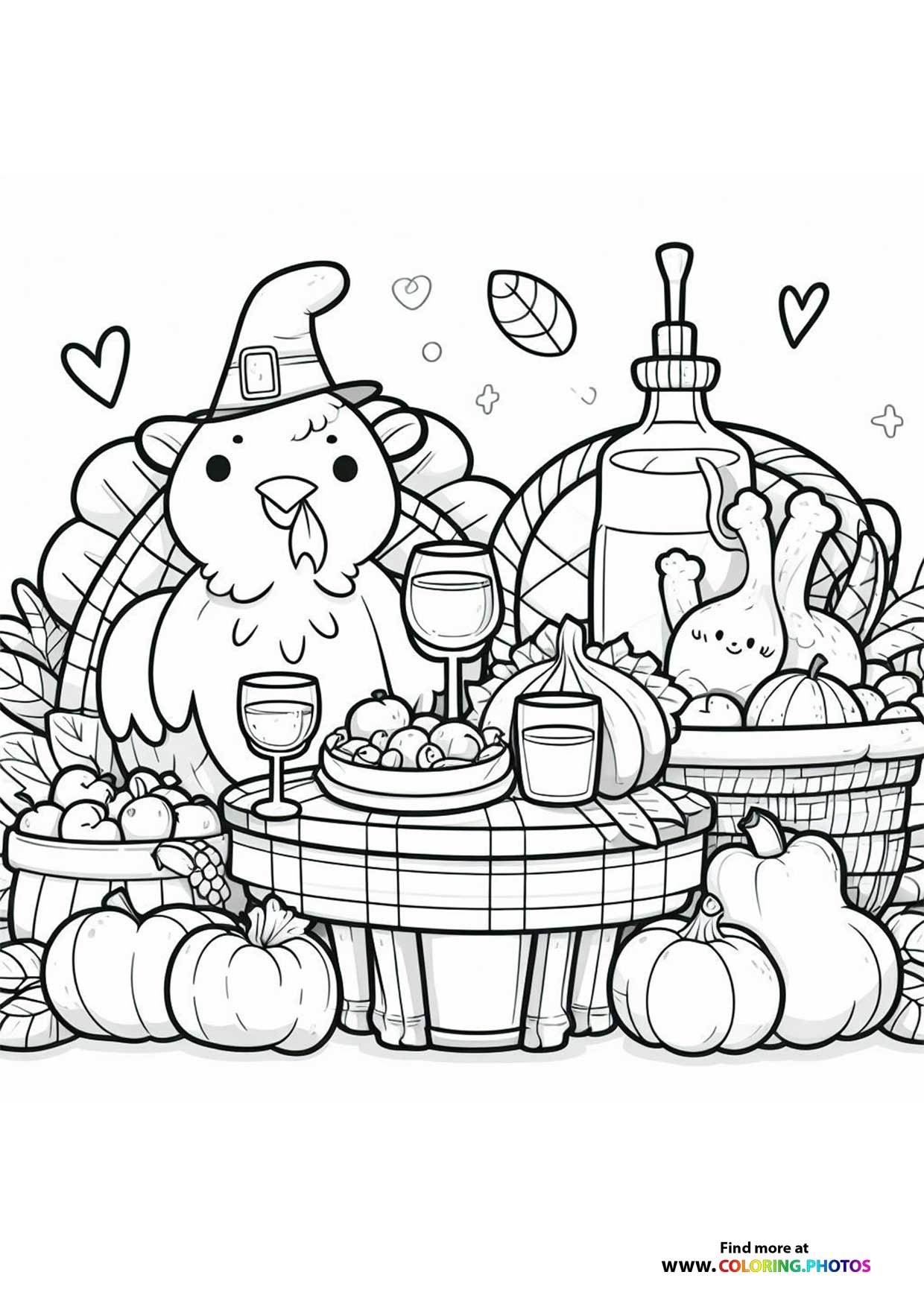 Get 85 Thanksgiving Food Coloring Sheets Ideas 14