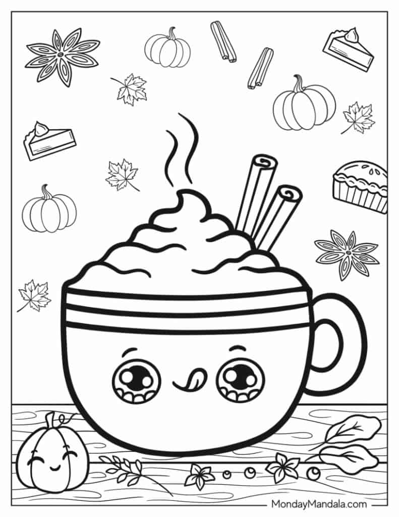 Get 85 Thanksgiving Food Coloring Sheets Ideas 20