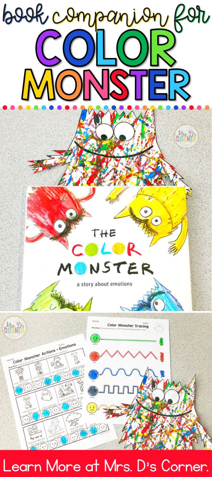 35 Printable Color Monster Book 21