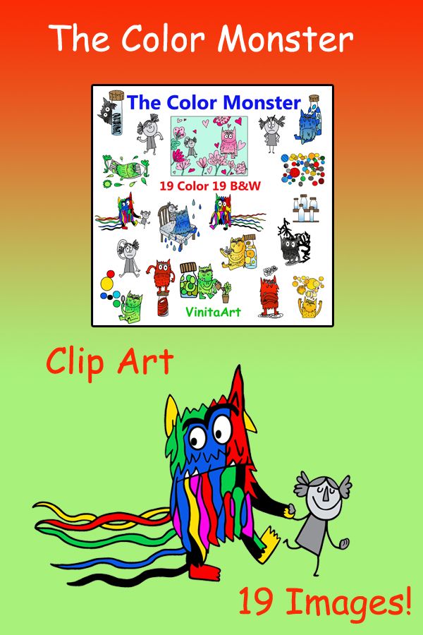 35 Printable Color Monster Book 30