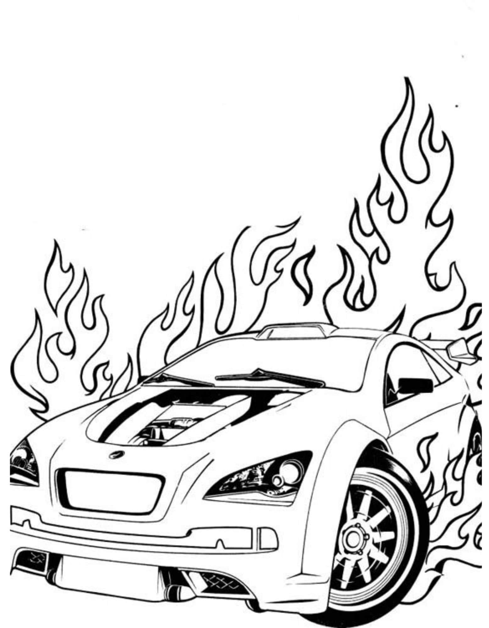 35 Printable Coloring Book Car 12