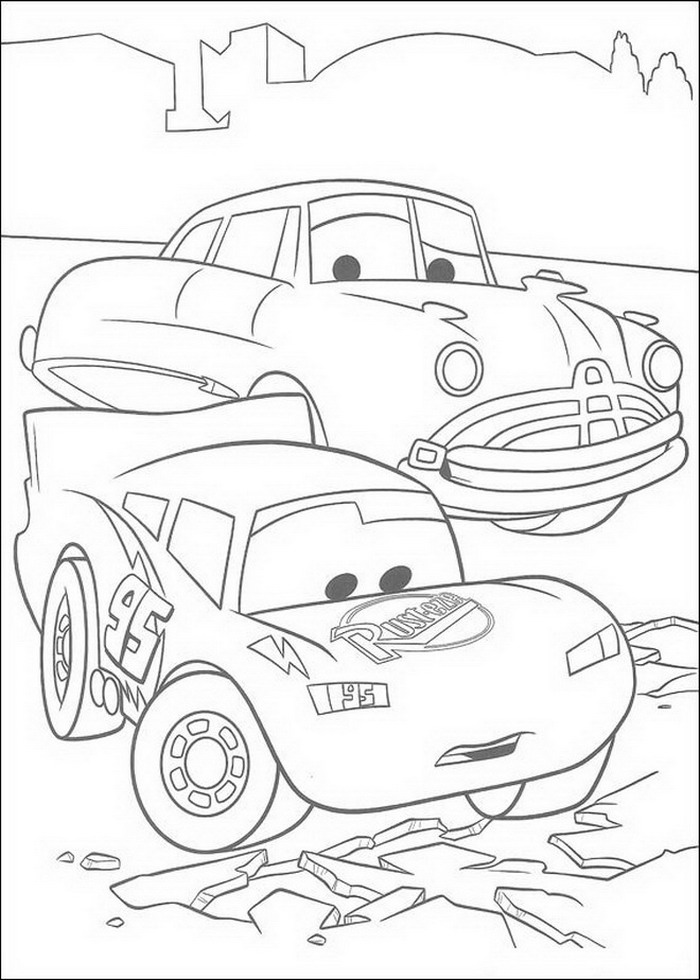 35 Printable Coloring Book Car 18