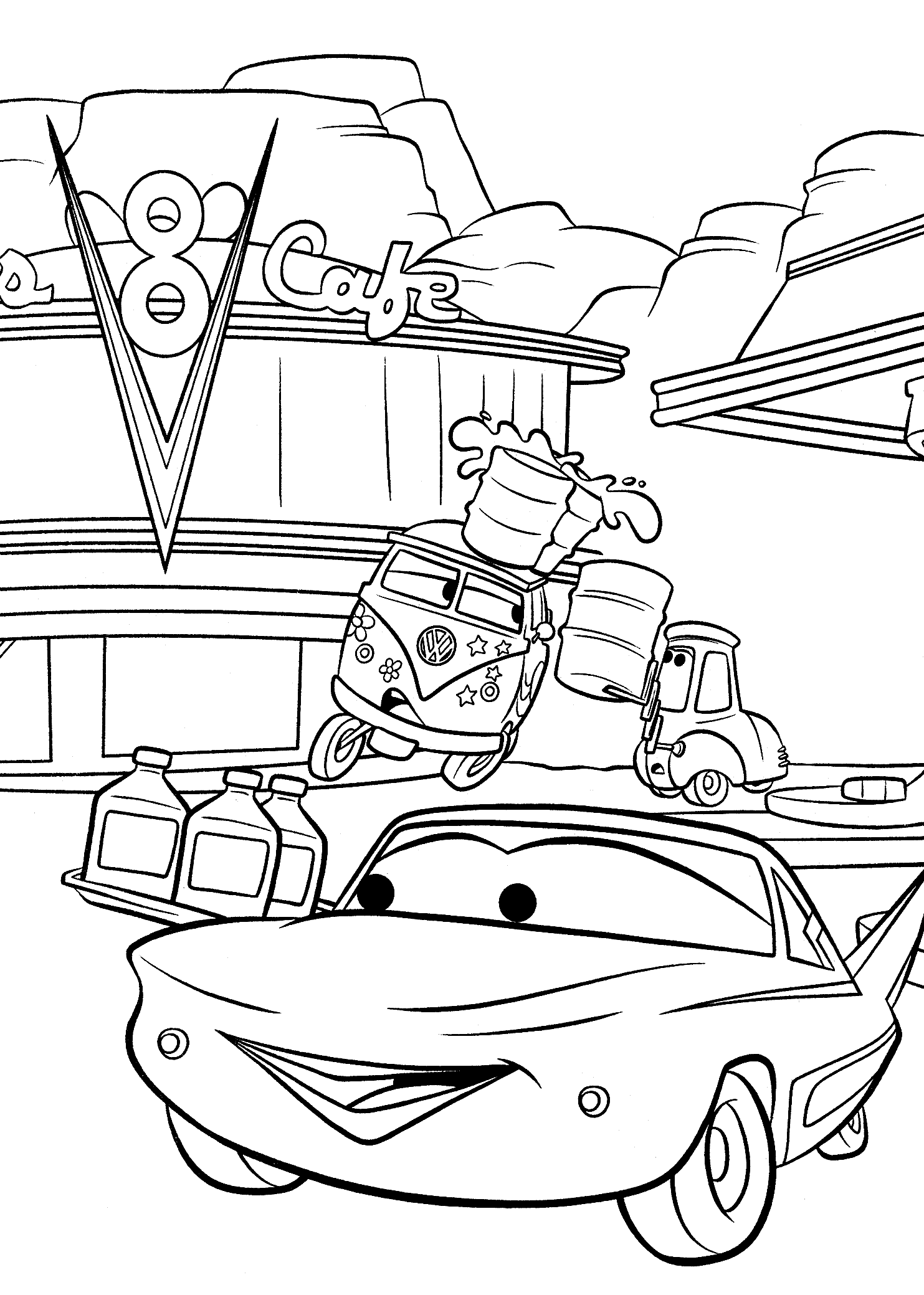 35 Printable Coloring Book Car 26