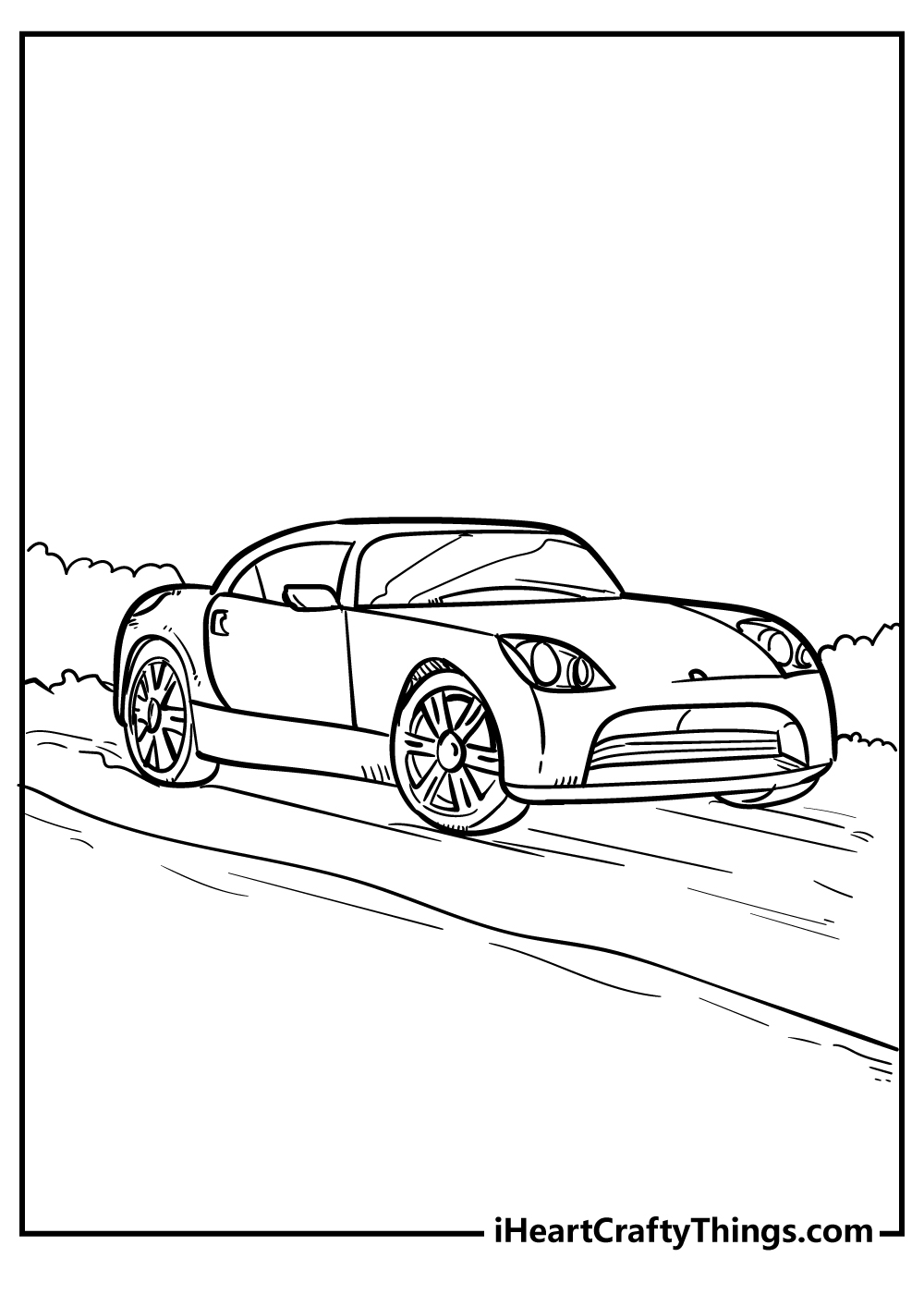 35 Printable Coloring Book Car 34