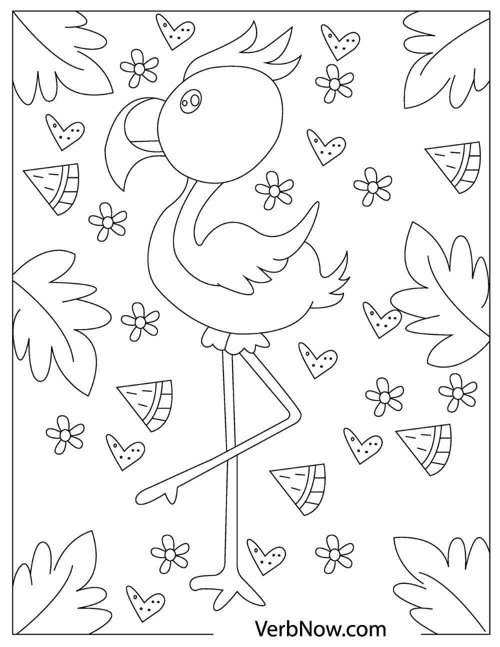 Save 60 Coloring Page Flamingo Ideas 10