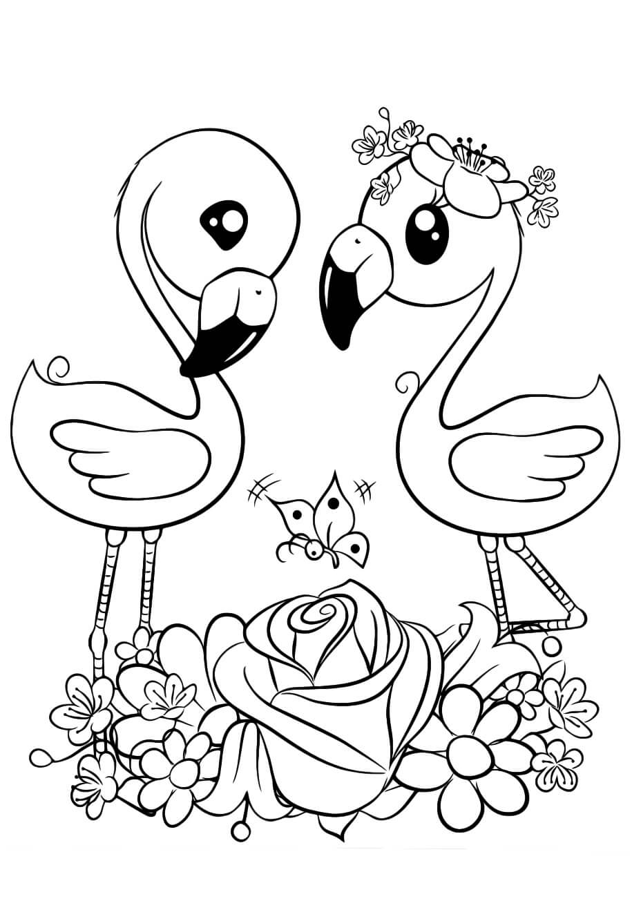 Save 60 Coloring Page Flamingo Ideas 12