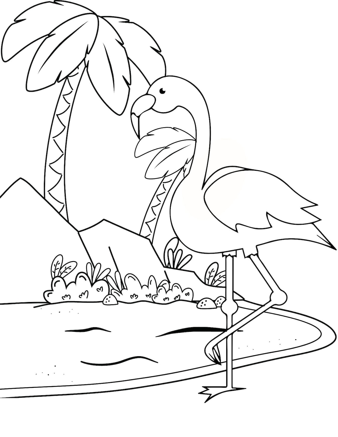 Save 60 Coloring Page Flamingo Ideas 58