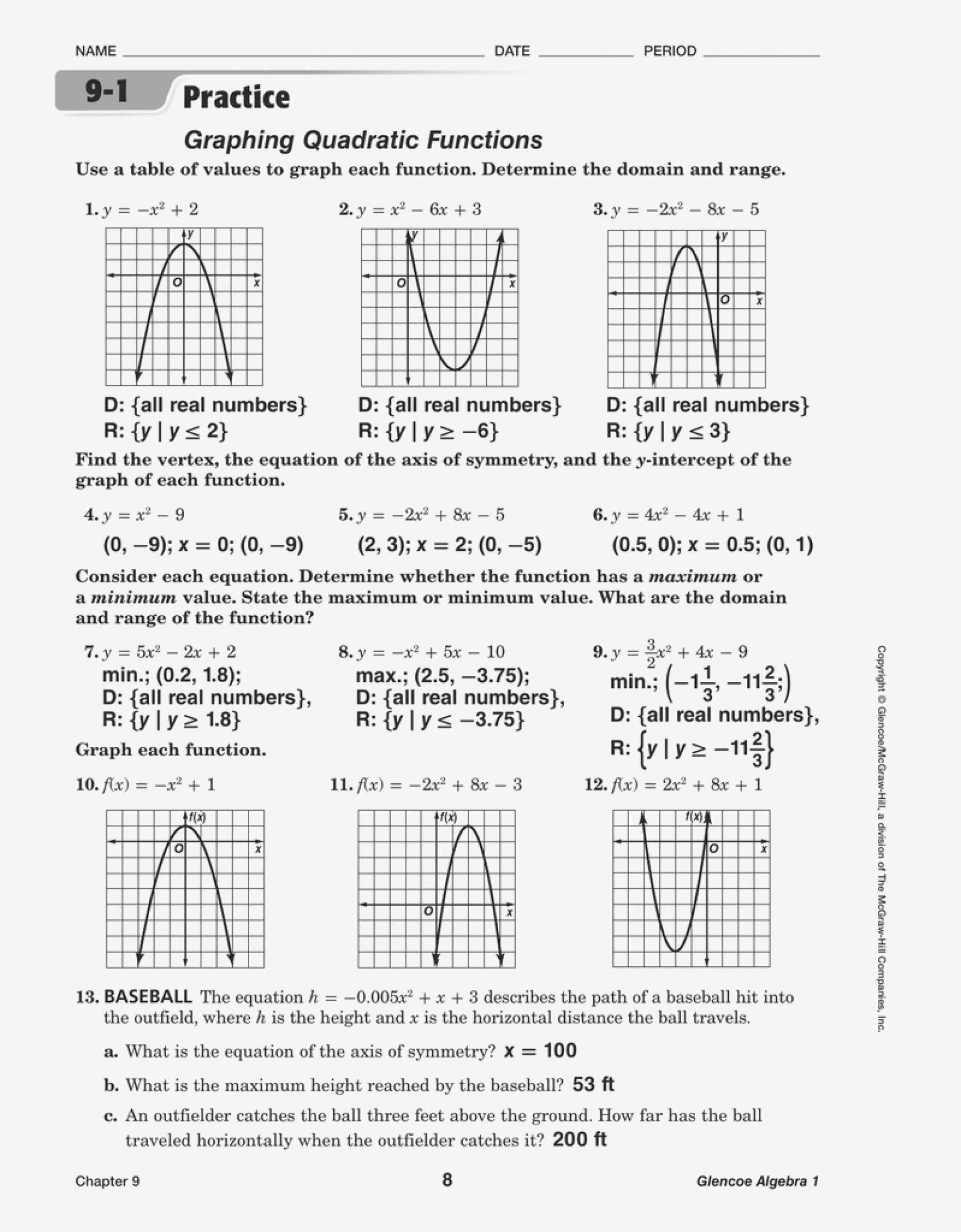 Save 60 Quadratic Equations Worksheets Ideas 2