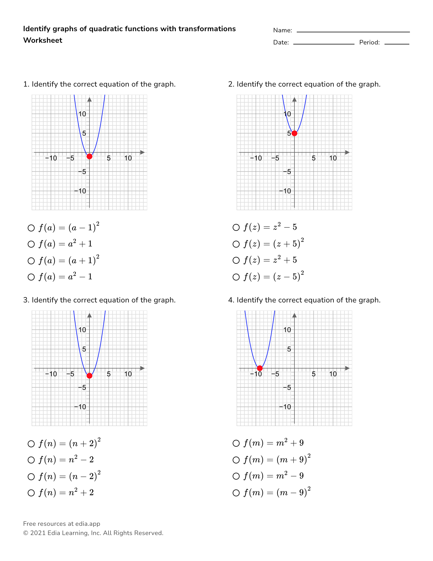 Save 60 Quadratic Equations Worksheets Ideas 32