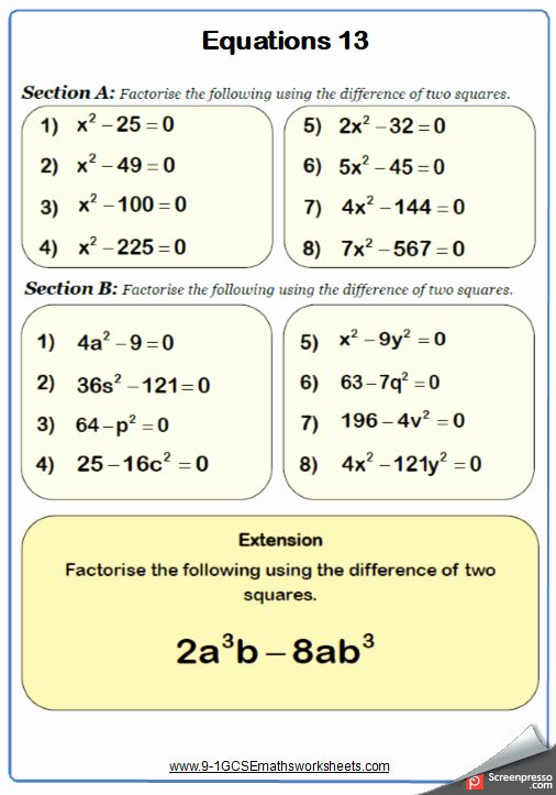 Save 60 Quadratic Equations Worksheets Ideas 41