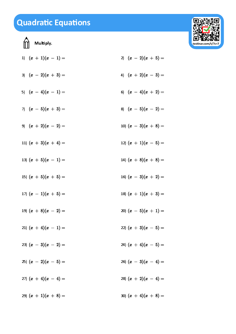 Save 60 Quadratic Equations Worksheets Ideas 51