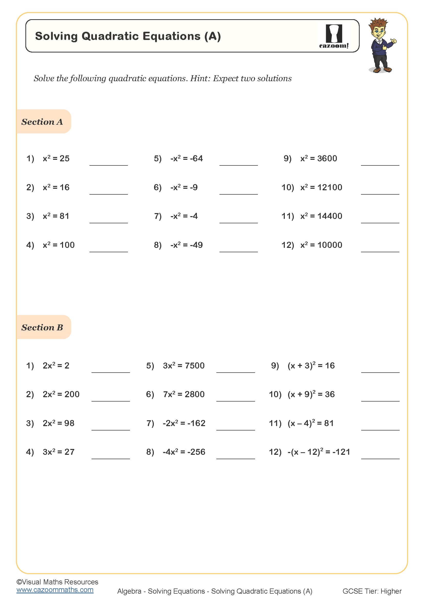 Save 60 Quadratic Equations Worksheets Ideas 58